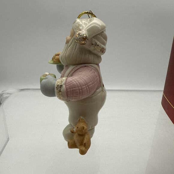 LENOX 2009 Annual SANTA ORNAMENT SANTA'S MIDNIGHT SNACK - Picture 5 of 9